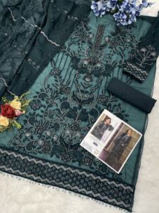 ชุดเดรสมุสลิมสไตล์ปากีสถานสำหรับผู้หญิงปักลายเสื้อผ้าสไตล์ปากีสถาน - Product Image 2