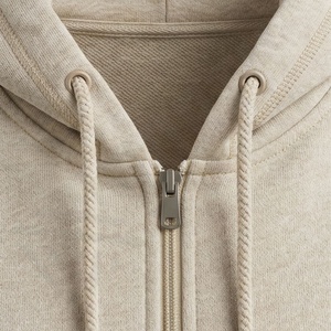 Ensemble de survêtement pour femme, personnalisé, uni, style boxy, avec fermeture éclair, en molleton de coton 500 g/m², ample, surdimensionné, avec sweat à capuche et pantalon de jogging, tenue sportive - Product Image 4