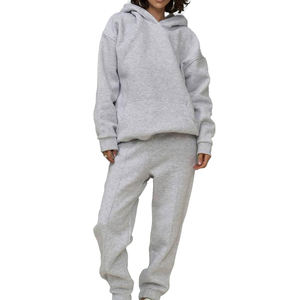 Chándales lisos al por mayor para mujer, conjunto de chándal personalizado de 2 piezas para correr al aire libre para invierno - Product Image 1