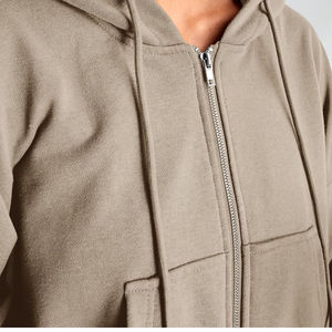 Sweat à capuche de course court pour femme, confortable, épais, thermique, léger, en polaire non doublé, design original, écologique, en 2026 - Product Image 4