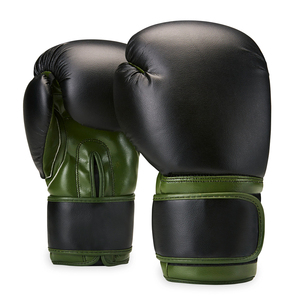 Gants de boxe sur mesure de qualité supérieure fabriqués avec du cuir de vachette véritable Gants de Muay Thai Gants de boxe de sparring professionnels OEM - Product Image 1