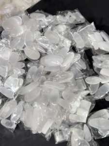 Cabochon de sélénite naturelle de qualité AAA pierre précieuse de jaspe vert en vrac de haute qualité pour mélange de bijoux taille libre - Product Image 2