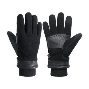 Gants en peau de mouton de haute qualité pour hommes, cyclisme, chauds, compatibles avec les écrans tactiles, protection UV400, légers, résistants à l'usure, protection du travail - Product Image 5