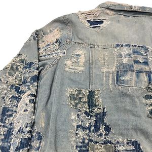 แจ็กเก็ตยีนส์ซักได้คุณภาพสูงของผู้หญิงเสื้อผ้าแนวสตรีททรงหลวมใส่ได้พอดีกับฤดูใบไม้ผลิแฟชั่นลำลองไซส์ใหญ่พิเศษ - Product Image 4