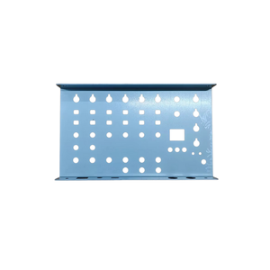 Pièce fabriquée en tôle avec découpes revêtement en poudre de flexion pour le montage des couvercles de système de panneau électrique d'armoire - Product Image 1