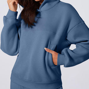 La mejor ropa de invierno, chándales para mujer, chándal de manga larga con estampado personalizado para mujer - Product Image 4