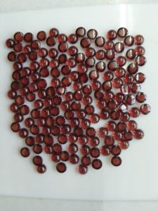 Pierre précieuse naturelle en grenat rouge, 6 mm, qualité exceptionnelle, cabochons ronds pour la fabrication de colliers, accessoire de bijouterie - Product Image 2
