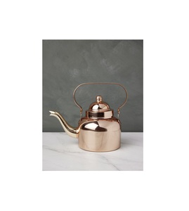 ตกแต่งหม้อชาทองเหลืองโบราณที่มีลวดลายชาติพันธุ์เหมาะสำหรับใช้ในบ้านหรือคอลเลกชันการแสดงผลงานศิลปะ - Product Image 4