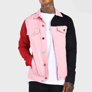 Chaqueta de invierno de mezclilla multicolor lisa con diseño de logotipo personalizado, al por mayor, transpirable, en stock - Product Image 1