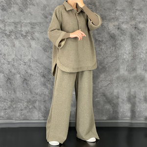 Hiver 2 Pcs Popeline Épaisse Vente en Gros Offre Spéciale Nouveau Modèle Meilleure Couleur Dames Abaya Vêtements Traditionnels Musulmans Accessoires - Product Image 1