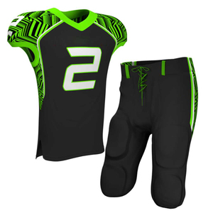 Maillots de football américain sérigraphiés avec logos imprimés par transfert de chaleur respirant et vibrant à manches courtes - Product Image 3