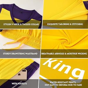 Uniforme de basket-ball pour hommes, maillot et short, kit d'équipe haute performance, léger, respirant, fournisseur en vrac OEM - Product Image 2