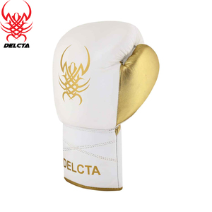 Guantes de boxeo de diseño personalizado, guantes de boxeo de cuero PU con cordones para entrenamiento de lucha, hechos en Pakistán, novedad - Product Image 2
