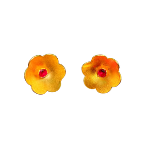 Quality Assure Boucles d'oreilles serties de boucles d'oreilles plaquées or 22CT de conception traditionnelle Bijoux pour les femmes portées par les exportateurs - Product Image 1