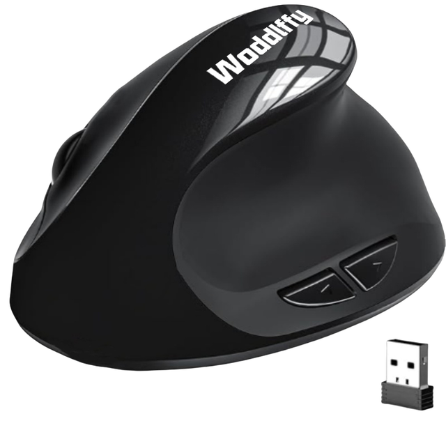 Manufacturer's Third Generation Vertical Wireless Mouse Ergonomic Gaming Mouse Optical Tracking LED Backlit Wireless Charging