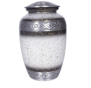 Modern Spaniel Six Side Engraved Pet Urn Decorative Metal Cremation Urn Customization <b>Memorial</b> Urn with Polished wholesale price - Product Image 5