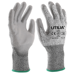 Guanti antitaglio in nylon/polietilene grigio Tg. 9 - Product Image 1