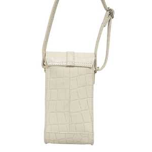 Bolso cruzado de teléfono de cuero genuino en relieve Croc hecho a mano de alta calidad Estilo vintage Proveedor indio superior Saman exportaciones - Product Image 6