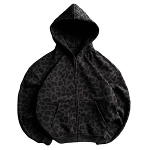Sudadera con Capucha de Camuflaje Ligera de Nuevo Estilo para Hombre, con Hombros Caídos, Cierre de Cremallera, Diseño Transpirable, Color Sólido, Corte Cuadrado, Hecha a Medida - Product Image 1
