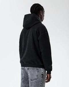 Custom Heavy Weight Cotton Pullover Mens Essentials High Street Hip Hop Oversized Plain Hoodies No String - Product Image 4