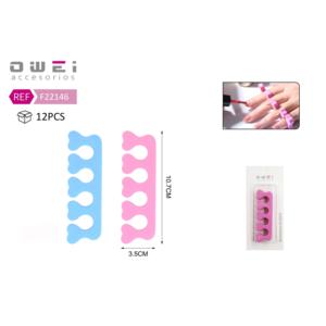 Separador de dedos azul y rosa Producto separador de dedos de primera calidad - Product Image 1