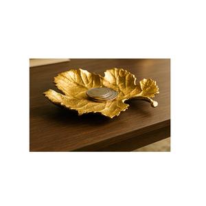 Bol décoratif de luxe plaqué or Accent élégant pour la maison Bol en laiton argenté fabriqué à la main Style vintage haut de gamme coffre-fort - Product Image 1