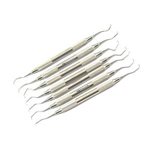 Juego de 7 piezas de curetas recién llegadas CE aprueba curetas de colores personalizadas en nuevas curetas en stock por LOHAR Products & Co - Product Image 1