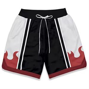 Pantalones cortos deportivos para hombre, ligeros, transpirables, de cintura media, estilo informal, cierre elástico, tela de estambre teñida lisa, gran oferta - Product Image 6