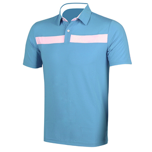 Polo de luxe pour homme personnalisé, T-Shirt OEM Service, Polo à manches courtes multicolore au design dernier cri - Product Image 5
