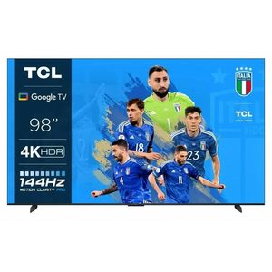 98-Inch Smart <b>TV</b> with 4K Ultra HD and QLED <b>Backlight</b> WiFi 120Hz Refresh Rate Black Television with Variety of Screen Sizes - Product Image 3