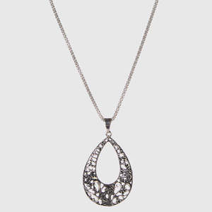 Urthn 18K Or Plaqué Rhodium Pendentif Chaîne Tendance Étoile En Forme De Coeur Émeraude Zircon Moissanite Diamant Perle-pour Fiançailles - Product Image 1