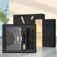 Ensemble cadeau d'affaires écologique de luxe avec logo personnalisé pour salon professionnel, tasse en acier inoxydable