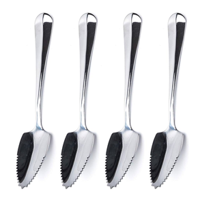 Cuchara de pomelo de acero inoxidable Cuchara de pomelo con borde dentado afilado Cuchara de manzana Cuchara de sandía creativa - Product Image 6