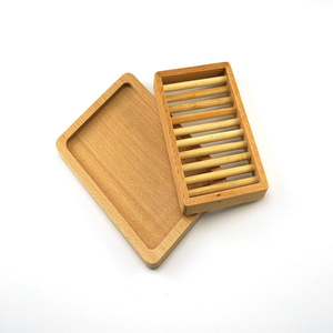 Soap Dish Bathroom <b>Set</b> Wooden Style Soap Holder <b>Cake</b> <b>Stand</b> Shampoo Dish Soap Box Resin Mirror Aluminum Brass Iron Marble Stone - Product Image 6