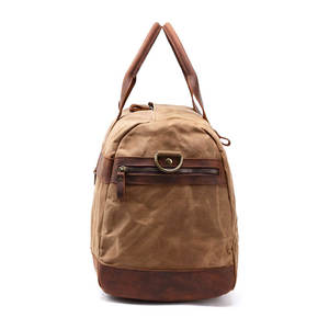 กระเป๋าเดินทางขนาดใหญ่มีสไตล์สำหรับเล่นกีฬาในยิมกระเป๋าผ้าฝ้ายเดนิมโพลีเอสเตอร์ทนทานมีซิปปักลายทันสมัย - Product Image 4