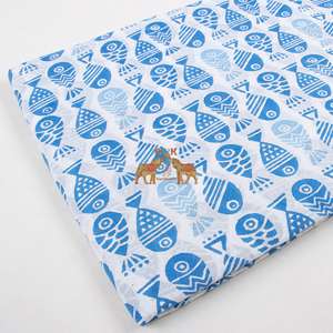 High Quality Soft Cotton Hand Block Print for Boys' Clothing New Arrival Custom Printed Bag for Shirt Cover Toy Use Wholesale - Product Image 4