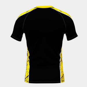บริการ OEM เสื้อแรชการ์ดแขนยาวสำหรับผู้ชาย โลโก้สั่งทำได้ ระบายอากาศได้ดี ป้องกันแบคทีเรีย แห้งเร็ว ผลิตจากโพลีเอสเตอร์/สแปนเด็กซ์ - Product Image 5
