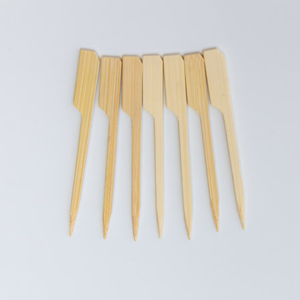 ไม้ไผ่เสียบบาร์บีคิวทนความร้อนสำหรับเคบับธงและไม้กอล์ฟโลโก้ตามสั่ง - Product Image 4