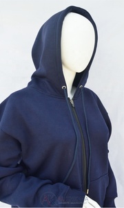 <b>Navy</b> Blue Performance Tracksuit Set Custom <b>Jogger</b> Jacket Pants Wholesale Manufacturer Private Label OEM ODM USA 100% Organic - Product Image 3