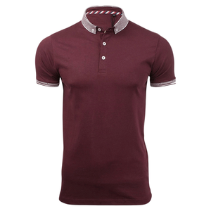 Camiseta informal de piqué de Golf de algodón 100% para hombre, precio al por mayor, manga corta para Polo, Top en tela de lona lisa - Product Image 3