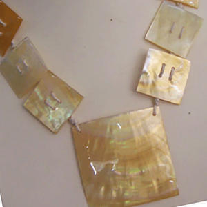 Fregona corte collar amarillo SEASHELL JOYERÍA Concha collar cuenta Motivo color amarillo - Product Image 3