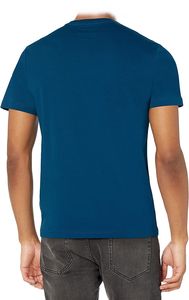 T-shirts de haute qualité pour hommes, vêtements décontractés à la mode, broderie élégante, logos, étiquette de broderie bouffante, motif à carreaux, manches longues, 180g - Product Image 4