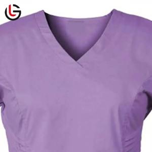 Uniforme d'hôpital anti-rides de qualité durable facile à porter lavage à la mode gommage infirmière conception maillot tissu OEM service disponible - Product Image 6