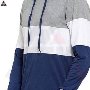 Vente en gros de sweat à capuche en molleton lourd Basics coton mélangé pour hommes sweat à capuche en polaire personnalisé surdimensionné pull tenue décontracté sweat à capuche en polaire - Product Image 4