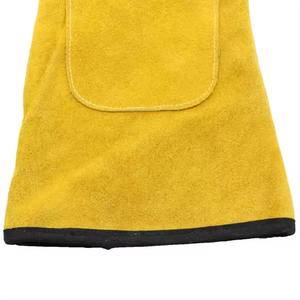 Gants de travail de soudage en cuir Double couche de haute qualité gants de sécurité en cuir polyvalent hommes femmes gant de travail de soudage BAS quantité minimale de commande - Product Image 6