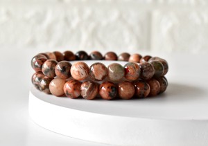 Wholesale Custom Logo Fire Agate Crystal <b>Bracelet</b> Handmade Polished <b>Gemstone</b> <b>Bracelet</b> For Healing Meditation Jewelry - Product Image 6