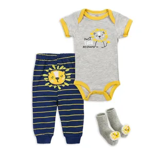 cotton dress romper summer Wholesale Factory OEM Comfortable Baby Boys' Clothing with lace baby girl clothing sets