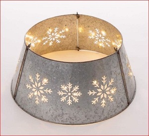 Jupes de sapin de Noël en métal festives pour les fêtes de Noël décoratives - Product Image 3