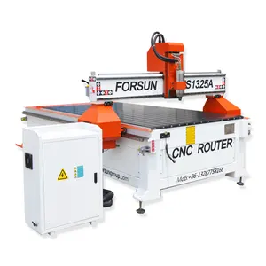 Diskon 39%!! Ele 1325 profesional 4 poros cnc router kayu mesin ukir furnitur