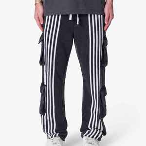 Pantalones de poliéster con múltiples bolsillos para hombre, ropa de calle de talla grande, pantalones informales de poliéster con etiquetado personalizado - Product Image 6